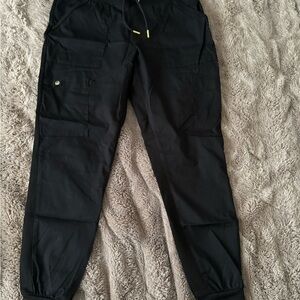 Jaanuu Black jogger scrub pants